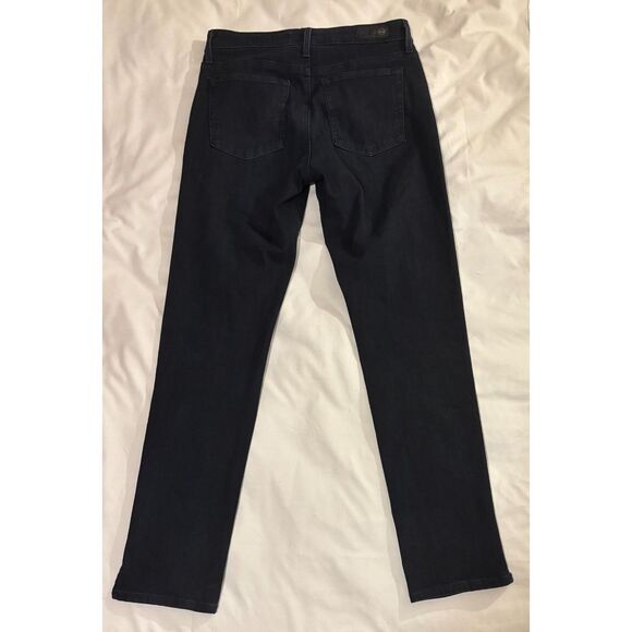 ANTHROPOLOGIE AG The Stevie High Rise Slim Straight Ankle Dark Wash Jeans 28 - Picture 5 of 11